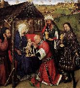 DARET, Jacques Altarpiece of the Virgin Spain oil painting artist